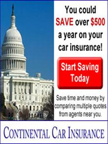 Continental Car Insurance catalog cover