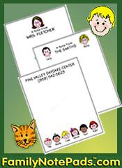 Family Notepads