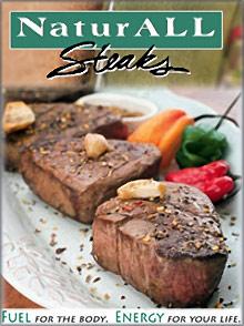 NaturALL Steaks catalog cover