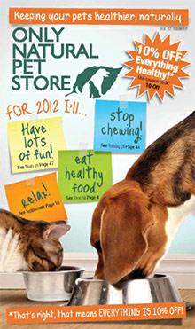 Only Natural Pet Store catalog cover