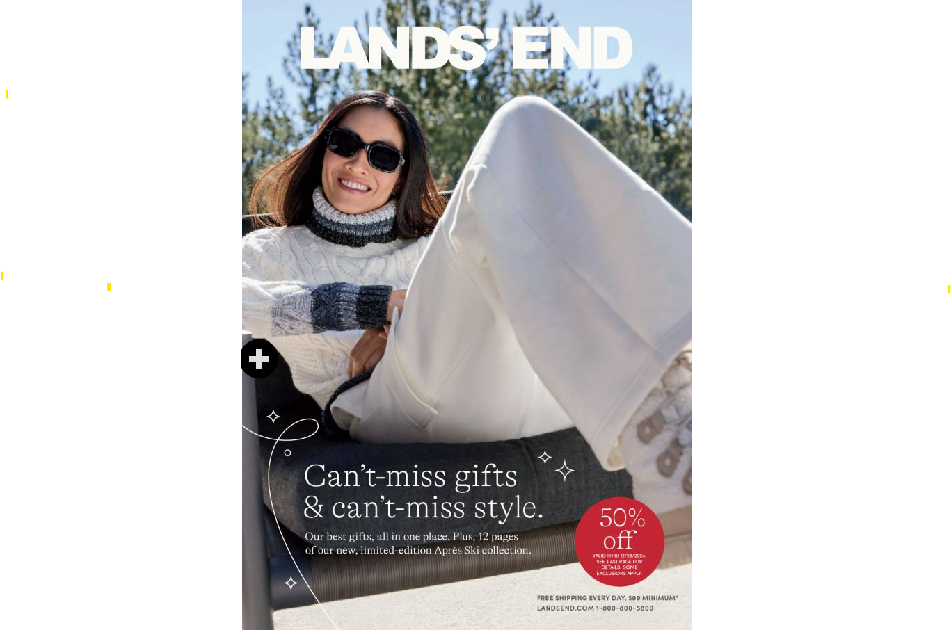 Lands' End catalog cover